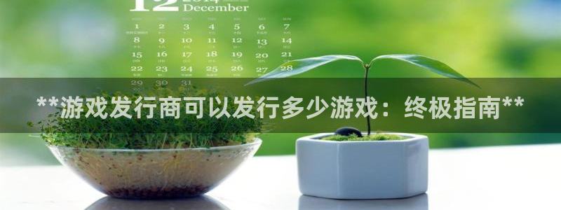 顺盈国际下载安装：**游戏发行商可以发行多少游戏：终极指南**
